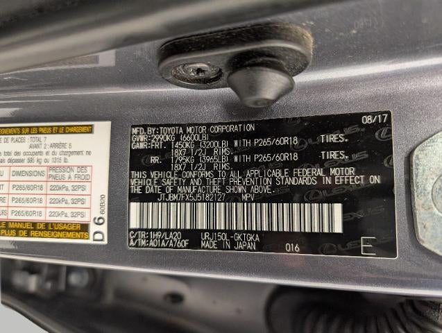 2018 Lexus GX 460 GX 460 4WD