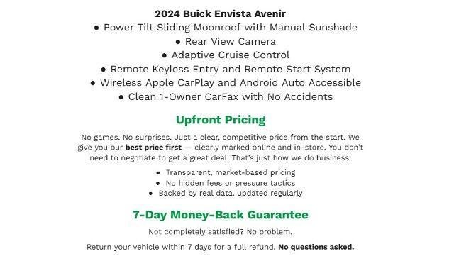 2024 Buick Envista FWD 4dr Avenir