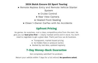 2024 Buick Encore GX FWD 4dr Sport Touring