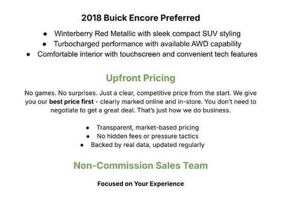 2018 Buick Encore FWD 4dr Preferred