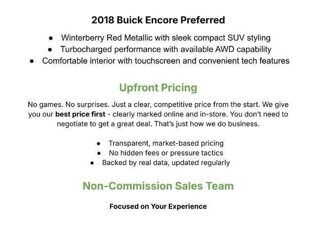 2018 Buick Encore FWD 4dr Preferred