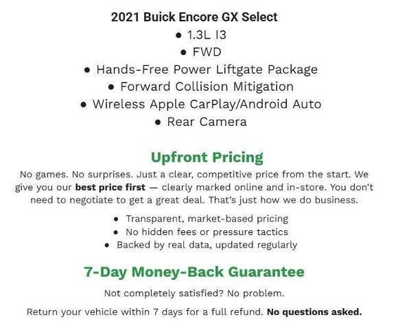 2021 Buick Encore GX FWD 4dr Select