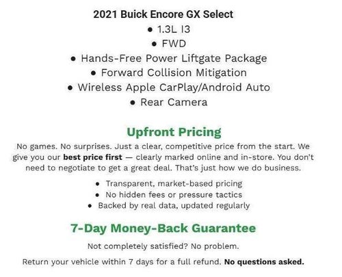 2021 Buick Encore GX FWD 4dr Select