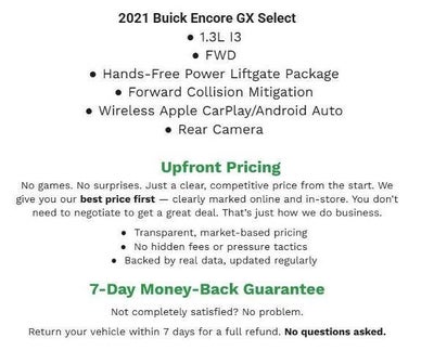 2021 Buick Encore GX FWD 4dr Select