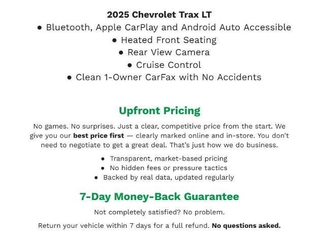 2025 Chevrolet Trax FWD 4dr LT