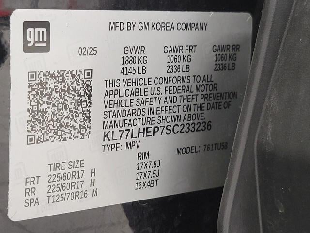 2025 Chevrolet Trax FWD 4dr LT