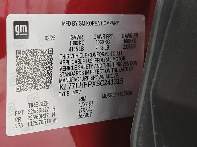 2025 Chevrolet Trax FWD 4dr LT