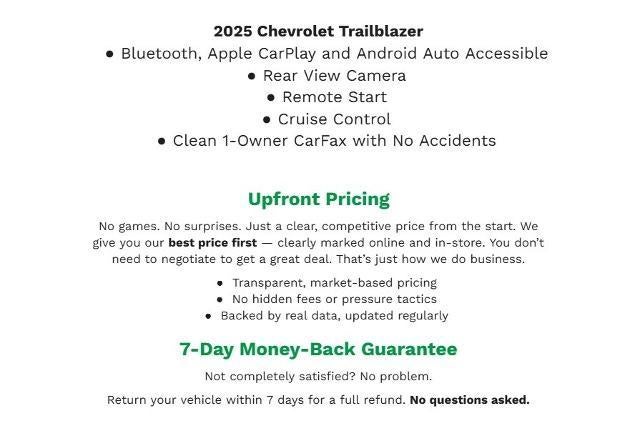 2025 Chevrolet Trailblazer AWD 4dr LT