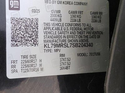 2025 Chevrolet Trailblazer AWD 4dr LT