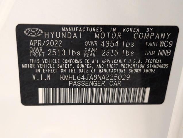 2022 Hyundai Sonata SEL 2.5L