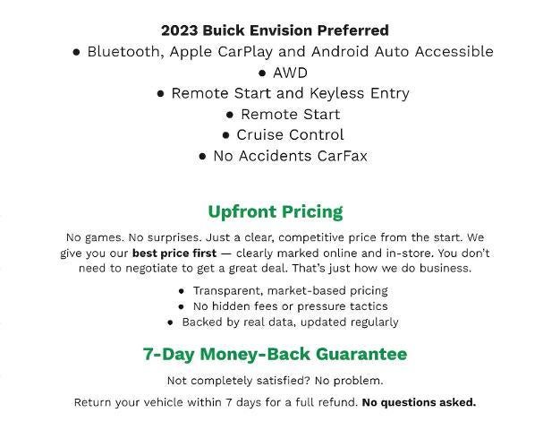 2023 Buick Envision AWD 4dr Preferred