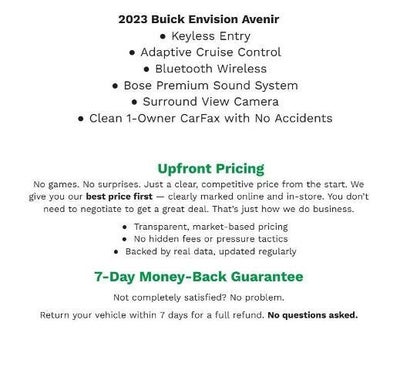 2023 Buick Envision AWD 4dr Avenir