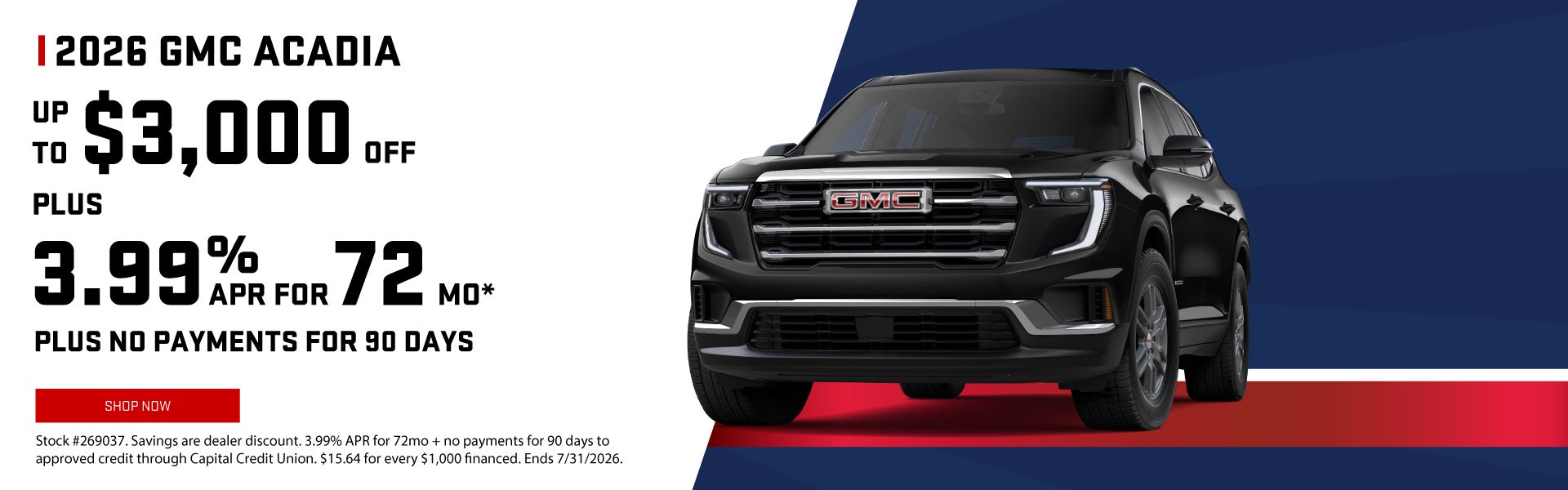 2026 GMC Acadia
