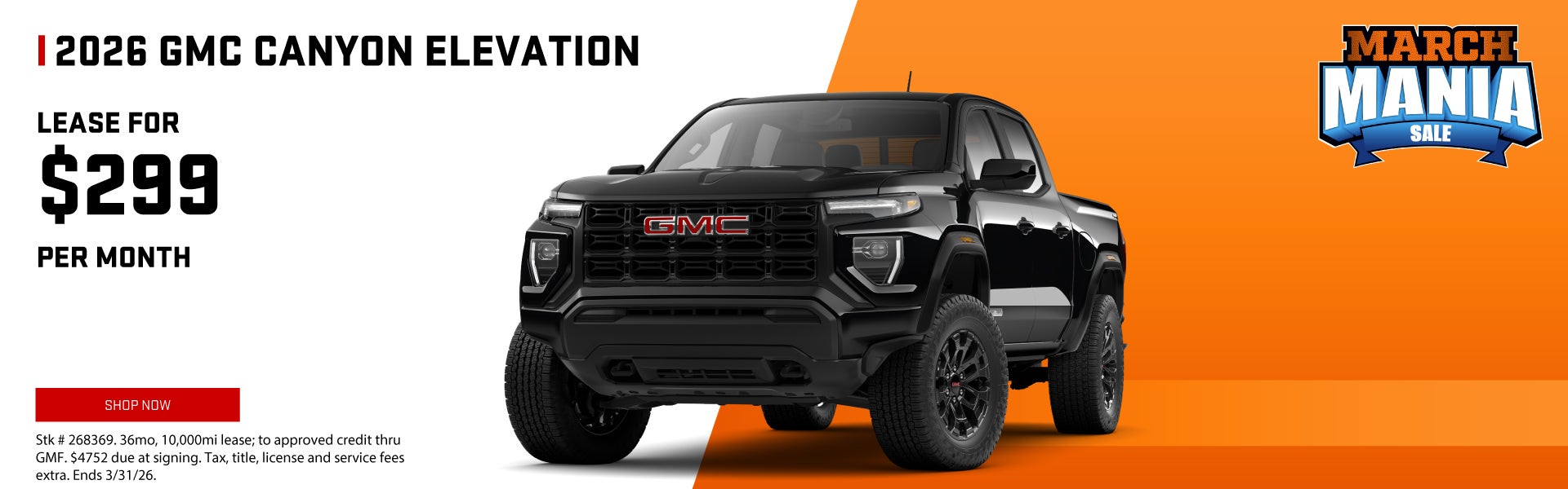 2026 GMC Canyon Elevation